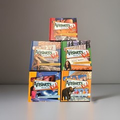 The Answers Book for Kids Series Books 1-4 and Book 6( no 5 ) Books in Hardcover
