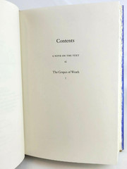 THE GRAPES OF WRATH John Steinbeck 75th Anniversary Hardcover Edition *New*