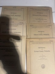 29 Soil Survey Booklet From The 1920S 30S And 40S All Have Maps..