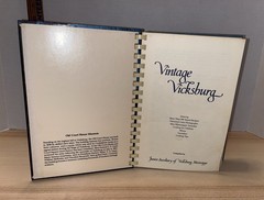 Vintage Mississippi Southern Cookbooks: Taste Of The South and Vintage Vicksburg