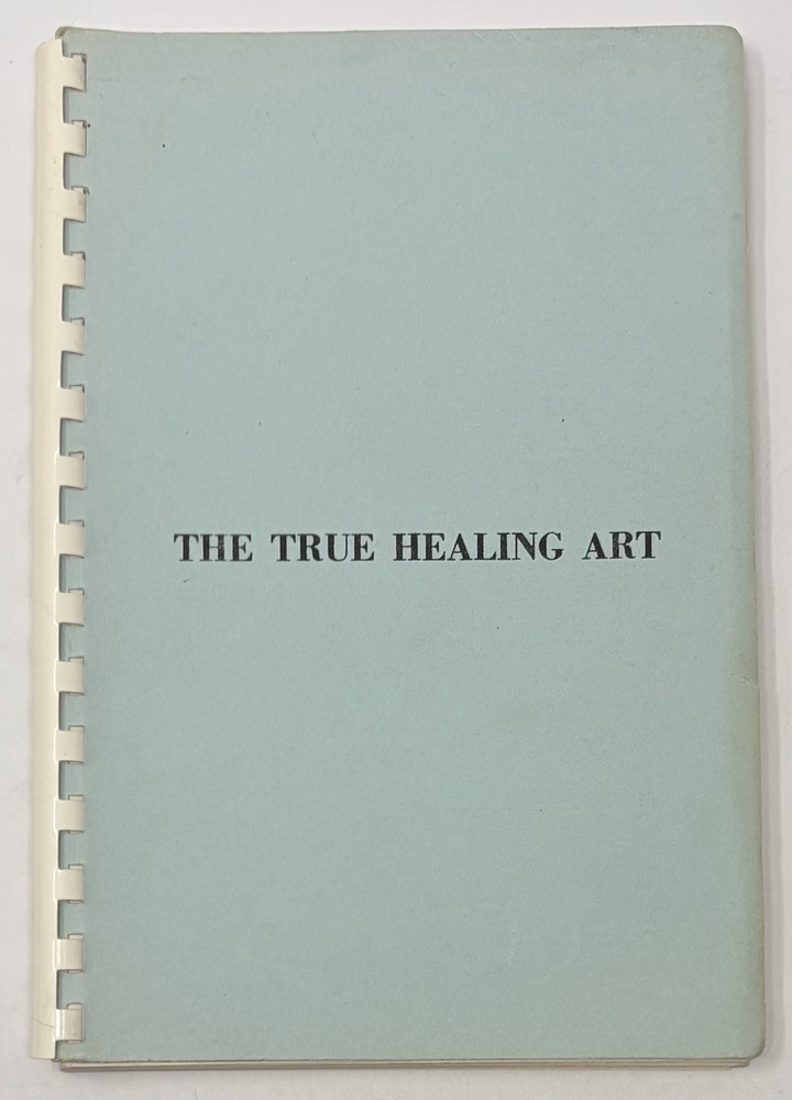 True Healing Art R. T. Trall Lecture Vintage Health Research Publication Book