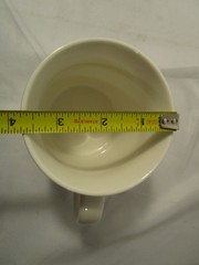 STARBUCKS 14 OZ GREEN SIREN MERMAID LOGO WHITE D HANDLE COFFEE MUG CUP