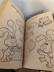 Super Big Coloring Book Paperback Golden Books 2006 dora, blues clues. used