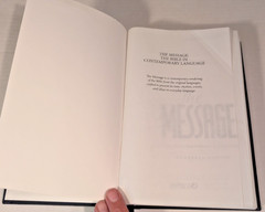 The Message Bible Contemporary Language Eugene Peterson Old and New Testaments