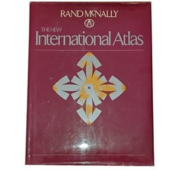 Rand McNally The New International Atlas 1983 Large Hardcover Format 11.5 x 15in