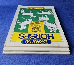 Draw 50 Animals Books Lot Lee J Ames Horses Cats Dogs Step-by-Step Drawing