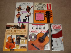 Fifty Easy Classical Solos Amsco Picture Chords Guide Method Guitar Songbook Lot