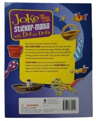 Joke Sticker-mania With Dot-to-dots Over 650 Stickers Activity Book 2009 Fun