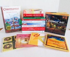 Christmas Holiday Theme Books, Lot of 16, Mixed Genres Fiction Inspiration Plus