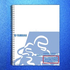 YAMAHA XV19CTSW XV19CTW XV19CTMW Stratoliner Owners Manual – WIRE BOUND – COVERS
