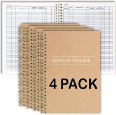 Home & Business Bookkeeping Set – Expense Ledger 100 Pages