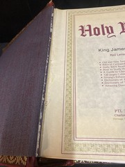 Holy Bible King James Red Letter Ed. PTL Club Extensive Study Helps Good Shape