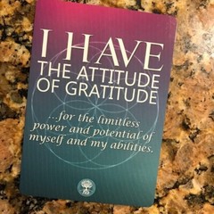 Gratitude Affirmations Daily Guidence 71 Card Deck & Guide Book