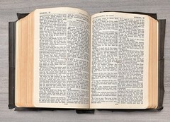 Handsize 1945 National Bible Press; Self Pronouncing KJV Study Helps; Color Maps