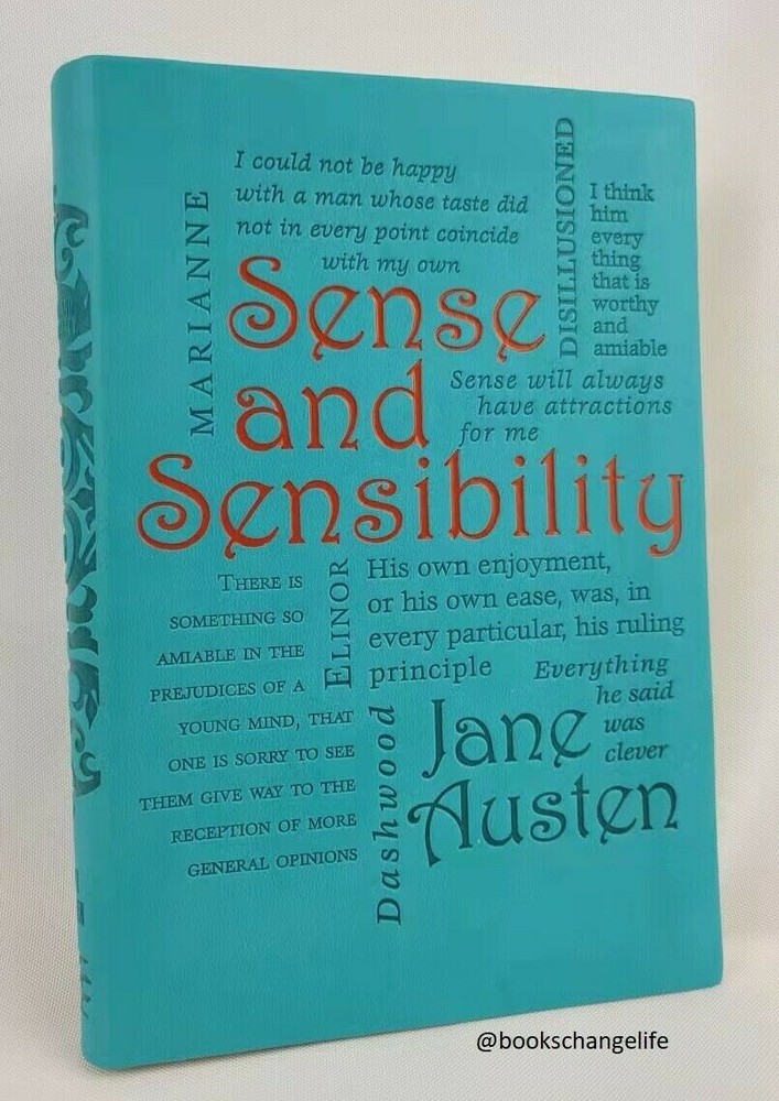 SENSE AND SENSIBILITY by Jane Austen Flexi Bound Soft Faux Leather Classics NEW