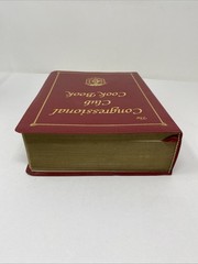 The Congressional Club Cook Book 1993 Red Faux Leather Cookbook