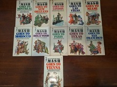 11x 1970s MASH Goes To Paperback Books Miami Paris Vienna Texas London ++ Hooker