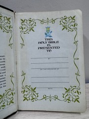 Holy Bible Red Letter Concordance Edition 1970 National Bible Press