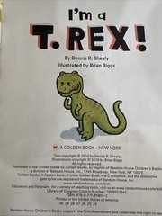 Vintage A Little Golden Book I’m A T. Rex! 2010 #2287