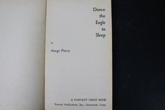 Dance the Eagle to Sleep Marge Piercy 1971 Paperback Dystopian Fawcett Crest PB