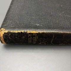 Vintage Holy Bible Black Hand-Grained Morocco Leather Lined Cambridge England