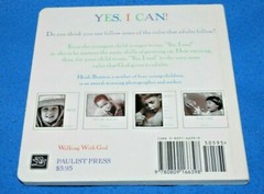 YES, I CAN! (1997 Walking With God Board Book) SIGNED By AUTHOR Heidi Bratton
