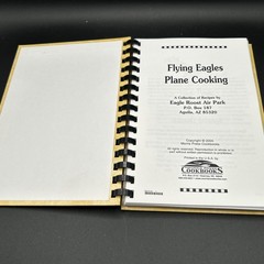 Flying Eagles Plane Cooking Cookbook 2005 Eagle Roost Air Park With Gift Letter
