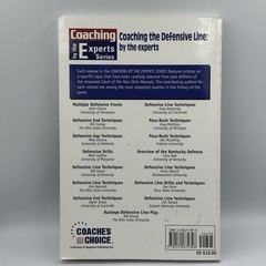 COACHING DEFENSIVE LINE BY THE EXPERTS 1999/DVD by Earl Browning FREE SHIPPING