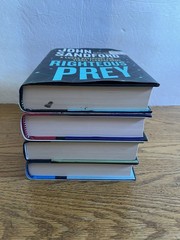 Lot of 4 John Sandford Prey Series 1st Print Righteous Judgement Toxic Lethal HC