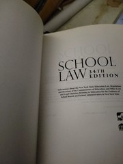 School Law 34th Edition, NEW YORK SCHOOL BOARDS ASSOCIATION- NEW