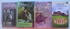 Lot of 4 Large Print Grace Livingston Hill Christian Romance Books- 1911-1921
