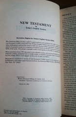 The Word of God Alive & Active New Testament Today’s English Version ABS 1993