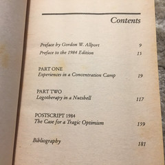 Man’s Search For Meaning Viktor E. Frankl 1985 Washington Square Press Jewish
