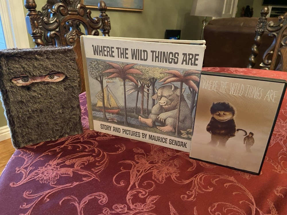 The Wild Things by Dave Eggers Deluxe Fur 1st Print + Sendak Hc , Dvd FREE S/H