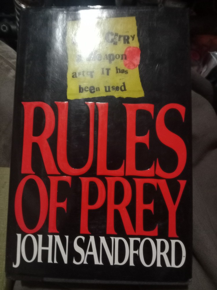 Rules of Prey by John Sandford Hardcover Thriller Novel Putnam First Edition