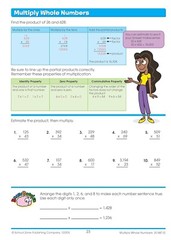 School Zone – Math Basics 5 Workbook – 64 Pages Ages 10 to 11 5th Grade Divis…