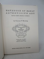 Handbook of Early Advertising Art by Clarence P. Hornung 1956