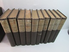 Honore de Balzac 20 Volumes 1899 Antique Distressed Décor Book Set