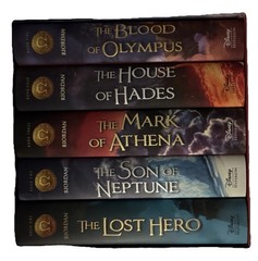 Rick Riordan Heroes of Olympus Series Hardcover Box Set 5-Vol. (NEVER USED)