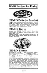 1923 Be-Ro Home Recipes Vintage Cook Book 40 Pages