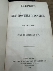 Rare Antique Harper’s New Monthly Magazine Bound Volumes (5 Books) –19th Century