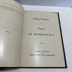 Antique Law Book: Rules of the of the United States District of South Dakota1914