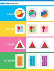 ABIS Wipe Clean Workbook for Kids 80 Pages Trace Letters Numbers Shapes Activ…