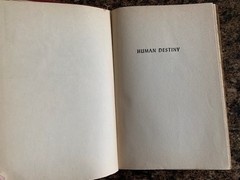 HUMAN DESTINY ✨ 1947 1st Edition by Lecomte Du Nouy 🔑 Hardcover! 🔥ON SALE! 🔥