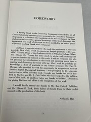 A Parsing Guide To The Greek New Testament Nathan E. Han Herald Press Hardcover