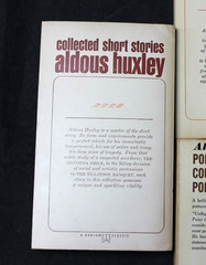 7 VINTAGE ALDOUS HUXLEY PAPERBACK BOOKS: BRAVE NEW WORLD, ISLAND, APE & ESSENCE