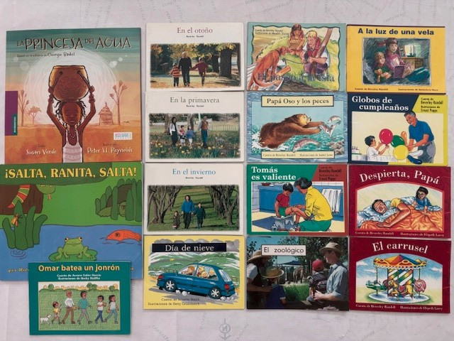 15 Spanish Children’s Books, clean pages, for pre-K 4-8 years