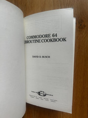 Commodore 64 Subroutine Cookbook by David D. Busch 1st Ed 1984 Paperback Scarce