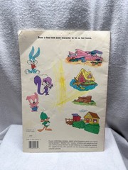 Tiny Toon Adventures Sticker Fun Golden Coloring Book Used Condition