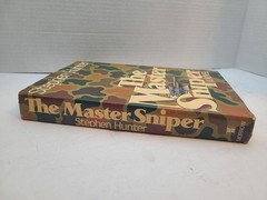 Very Rare The Master Sniper Stepen Hunter 1980 Vintage Debut Book w/ Dust Jacket
